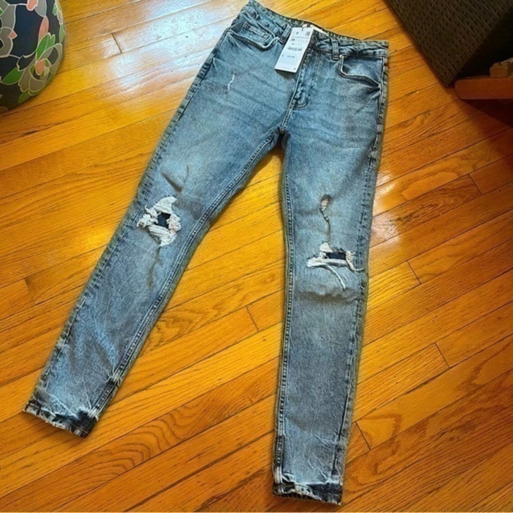 Akira Mens Acid Wash Distressed Jeans sz 30, NWT!